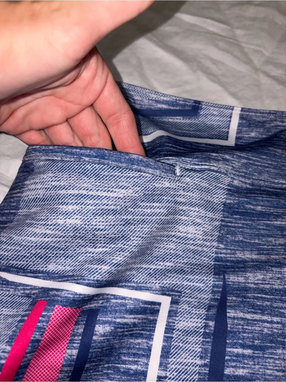 HTF Like new Lucky in Love Blue pink Tennis Skort